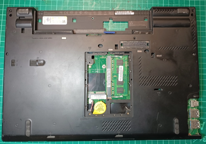 After cleaining the laptop