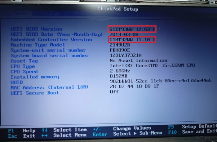 Original BIOS